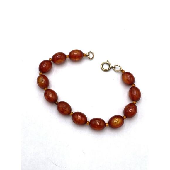 SARAH Coventry Jewelry Set Necklace Bracelet Lucite Beaded Vintage Plastic - Picture 3 of 16